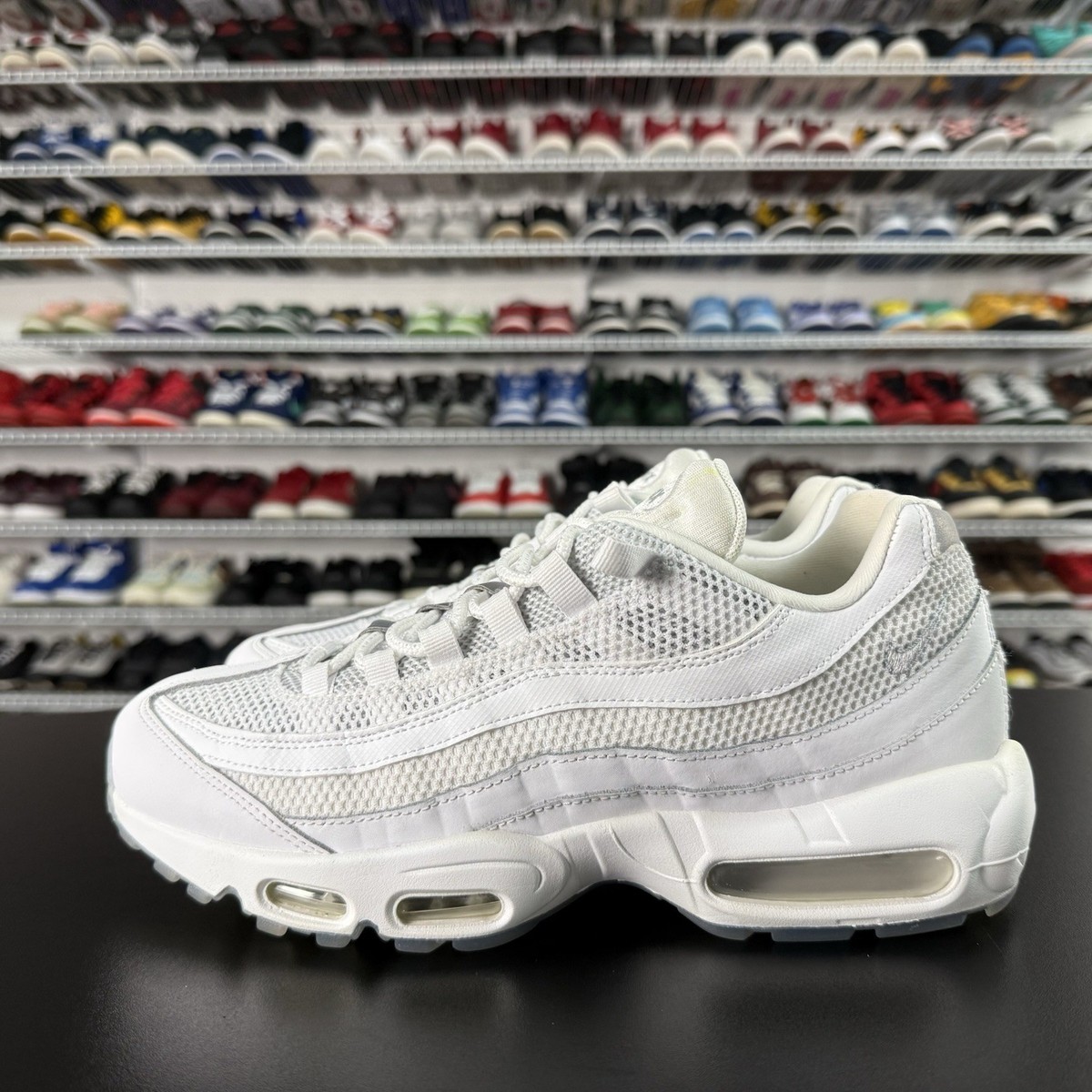 Nike Air Max 95 White Ice Reflective Silver 749766-115 Men's Size