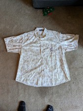 Daniel Hemric 19 Hawaiian Button Down Shirt Mens 2XL Chase Authentic Nascar