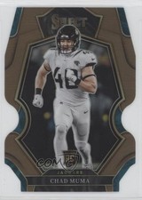 2022 Panini Select Premier Level Copper Prizm Die-Cut /99 Chad Muma Rookie RC