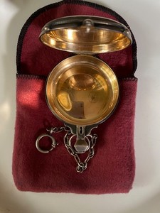 Lovely Antique Sterling Silver Pyx