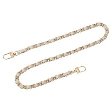 24" Purse Chain Strap with Buckles for Shoulder Beige  Gold 