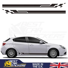 For Alfa Romeo Side Racing Stripes Decals Stickers Car Graphics Vinyl