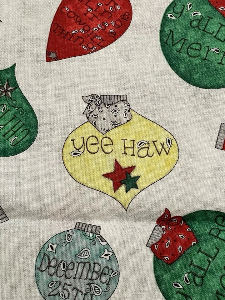 Fabric Blanket Quilting Corp 2015 Christmas Pattern 100% Cotton 1.16 yd x 42 in - Image 2 of 4