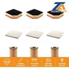 Air Cabin Engine Cartridge Oil Filters (9 Total) Kit For 07-14 Volvo XC90 3.2L