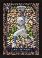 Cristian Javier 2021 Panini Prizm Bronze Donut Circles Prizm #/40 #249