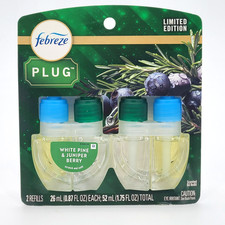 Febreze Plug In 2 ct. Refills Winter Pine Juniper Berry LIMITED EDITION