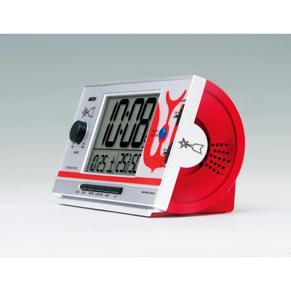 Seiko Clock Alarm Clock Table Clock Character Ultraman 77×167×57mm - Image 4 of 4