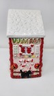 VINTAGE MSRF INC HOLIDAY Christmas GINGERBREAD HOUSE COOKIE  Candy JAR 10” — photo 2
