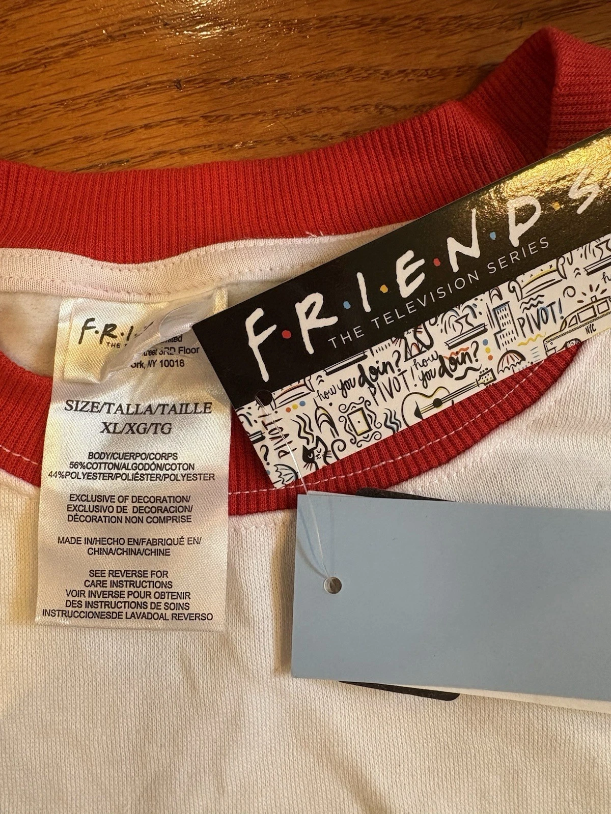 Friends Christmas Holiday Ugly Crew Neck Sweater