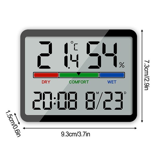 Easy to Read Digital Wall Clock with Temperature and Humidity Monitoring - Picture 23 of 47