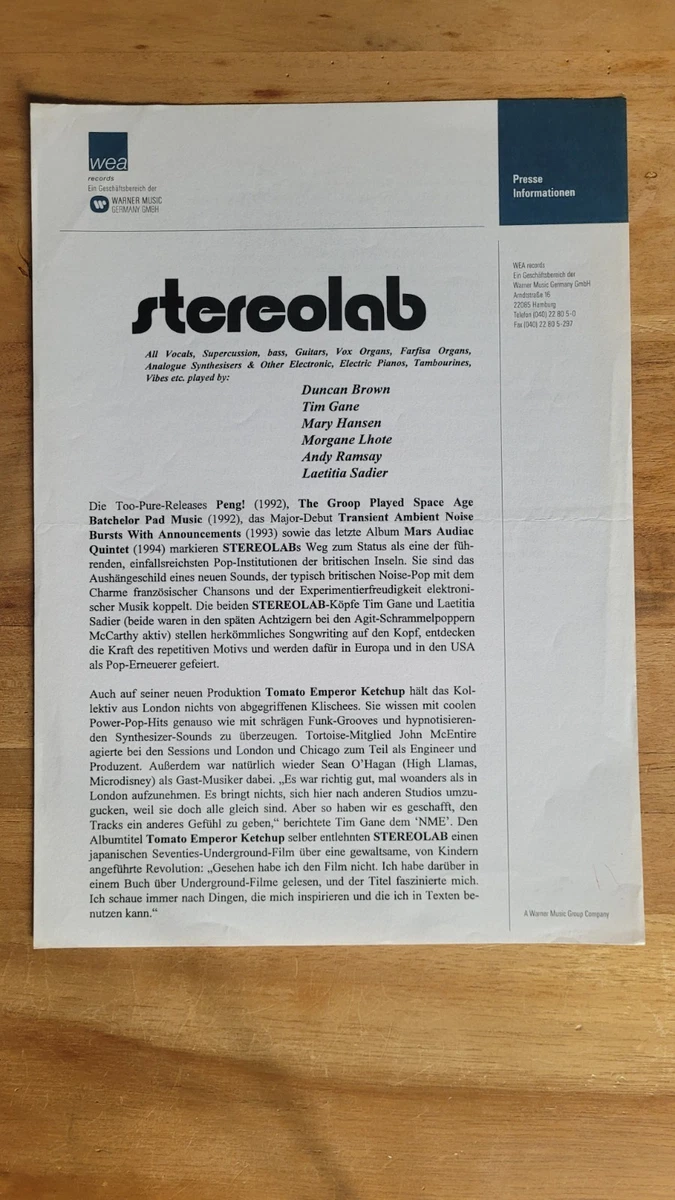 Stereolab In Vinyl Records | eBay