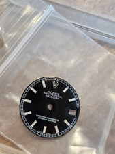 rolex black face dial came with my rolex and never used 