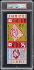 vintage PSA 6 - 1970 WORLD SERIES BALTIMORE ORIOLES @ REDS FULL TICKET - GAME 2