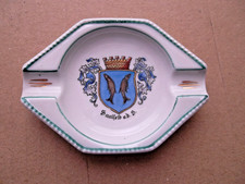 alter  Porzellan  -   Aschenbecher  unbenutzt   -   Saalfeld   - Hand gemalt -