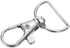 YAKA 50 Pack Premium Metal Lobster Claw Clasps 360 Swivel Trigger Snap Hooks by