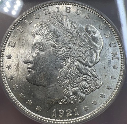 1921 Morgan Dollar MS62 ICG