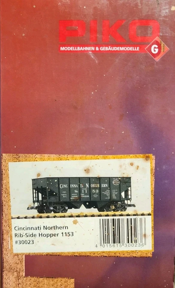 Piko G Scale Rib Side Hopper Cincinnati Northern #1056 - Image 3 of 4