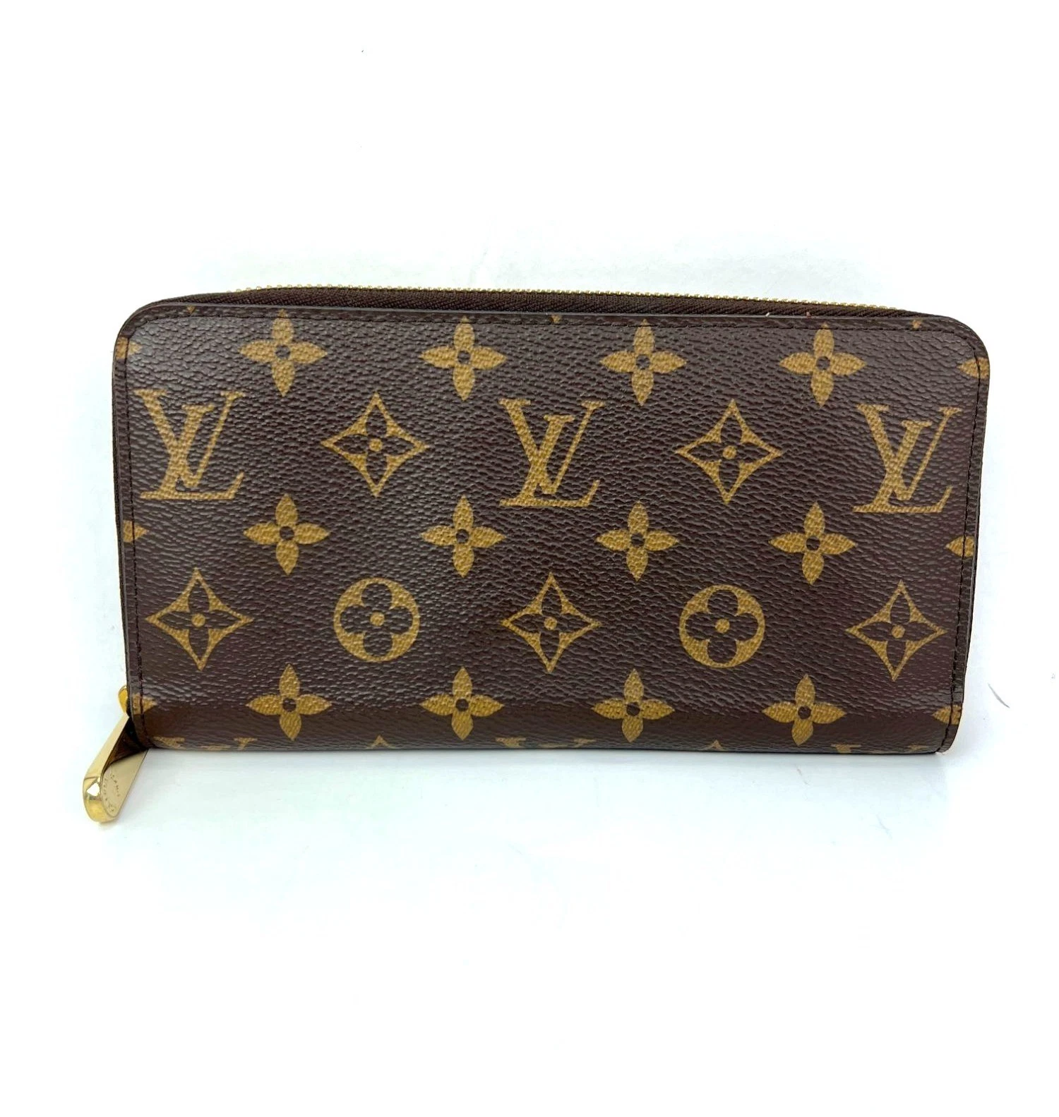 Vuitton — Louis Vuitton Zippy Monogram Leather Fuchsia Wallet Clutch Ebay Live
