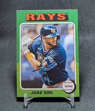 Jose Siri 2024 Topps Heritage High Number Base Set Card #664 Tampa Bay Rays