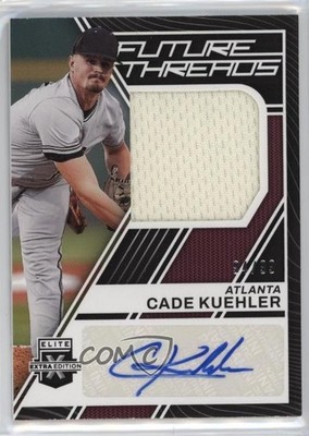 2023 Elite Extra Edition Future Threads Signatures 94/99 Cade Kuehler Auto s1i