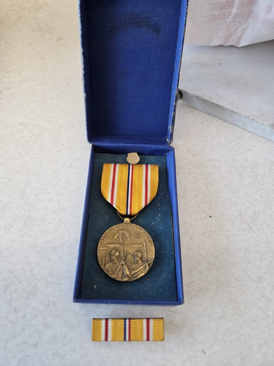 Asiatic Pacific Campaign Medal Indiana Original Ww2 Collectible US