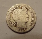 1899 S BARBER DIME.    GOOD-VERY GOOD CONDITION.