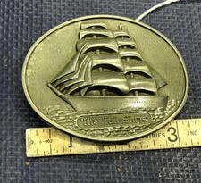 Sailing Ship The Tall Ships Belt Buckle vintage boat nautical
