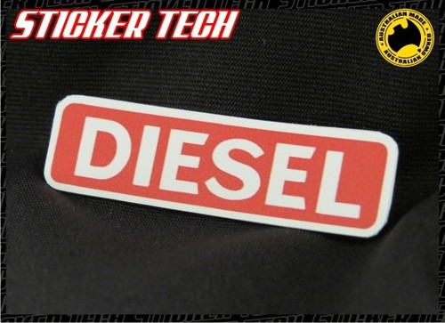 DIESEL FUEL ONLY FUEL FLAP STICKER DECAL TO SUIT TOYOTA 4WD LANDCRUISER HILUX - Picture 2 of 2