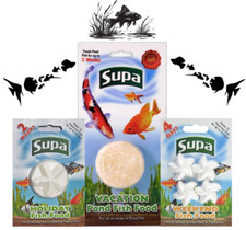 Supa Weekend Holiday Vacation Food Block Slow Releasing Tropical Coldwater Pond