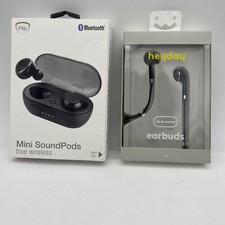 iHip Mini SoundPods Black True Wireless Bluetooth Headphones  Heyday Earbuds