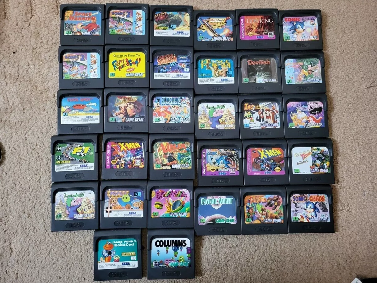 SEGA Game Gear Games, With Free Postage, Cartridges Only