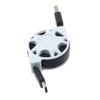 Retractable USB Cable Type-C Charger Power Cord USB-C Wire for Smart Phones