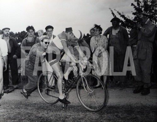 Photo de presse vintage Cyclisme, Gino Bartali, Tour De France 1953