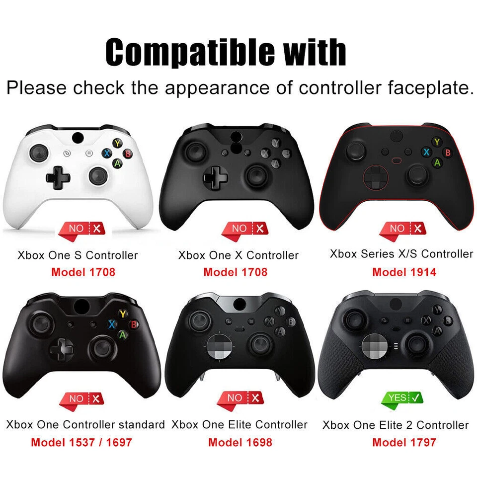 For Xbox One Elite Series 2 Controller Replacement Left Right Paddles Buttons - Image 2 of 4