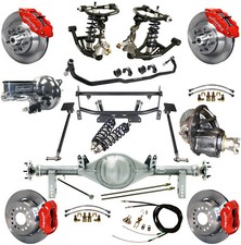 Ridetech Coilover4-link Kitcurrie Rear Endwilwood Disc Brakes1312red