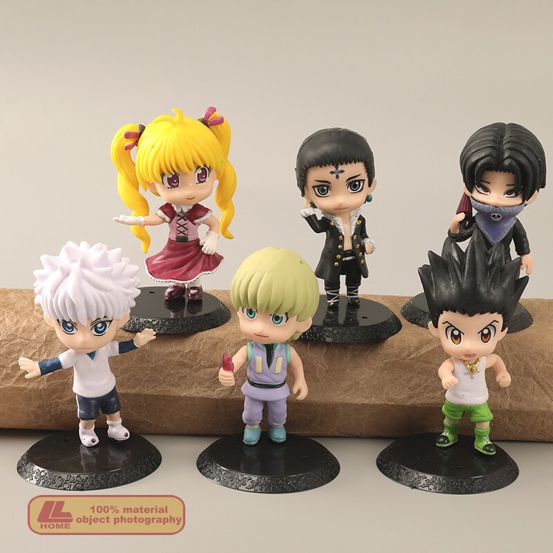 Anime Hunter Galleta Krueger Feitan Portor 6 piezas Figura Estatua Juguete Regalo