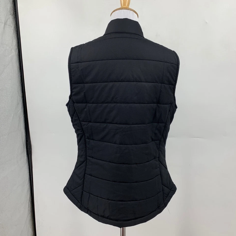 Tail Tech Vest Women M Medium Black Sonny Quilted Full Zip Stand Collar Jacket - Image 3 of 4