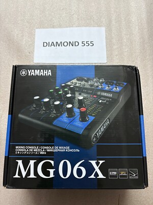 Yamaha MG06X 6-Channel Mixing Console with Effect | 1437