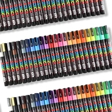Posca PC-3M Paint Marker Acrylic Paint Markers Bullet Tip 0.9-1.3mm