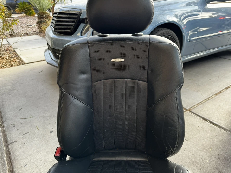 2003-2006 Mercedes-Benz Heated And Cooled W211 E55 AMG SEATS Leather Seats - Image 2 of 4