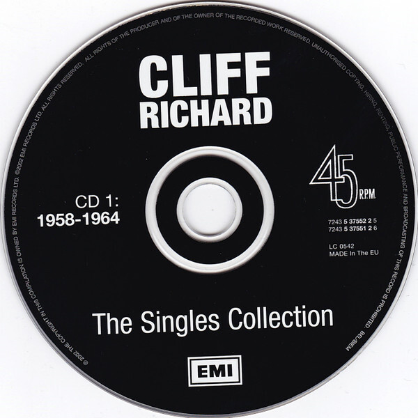 Cliff Richard - The Singles Collection (6xCD, Comp + Box) | eBay