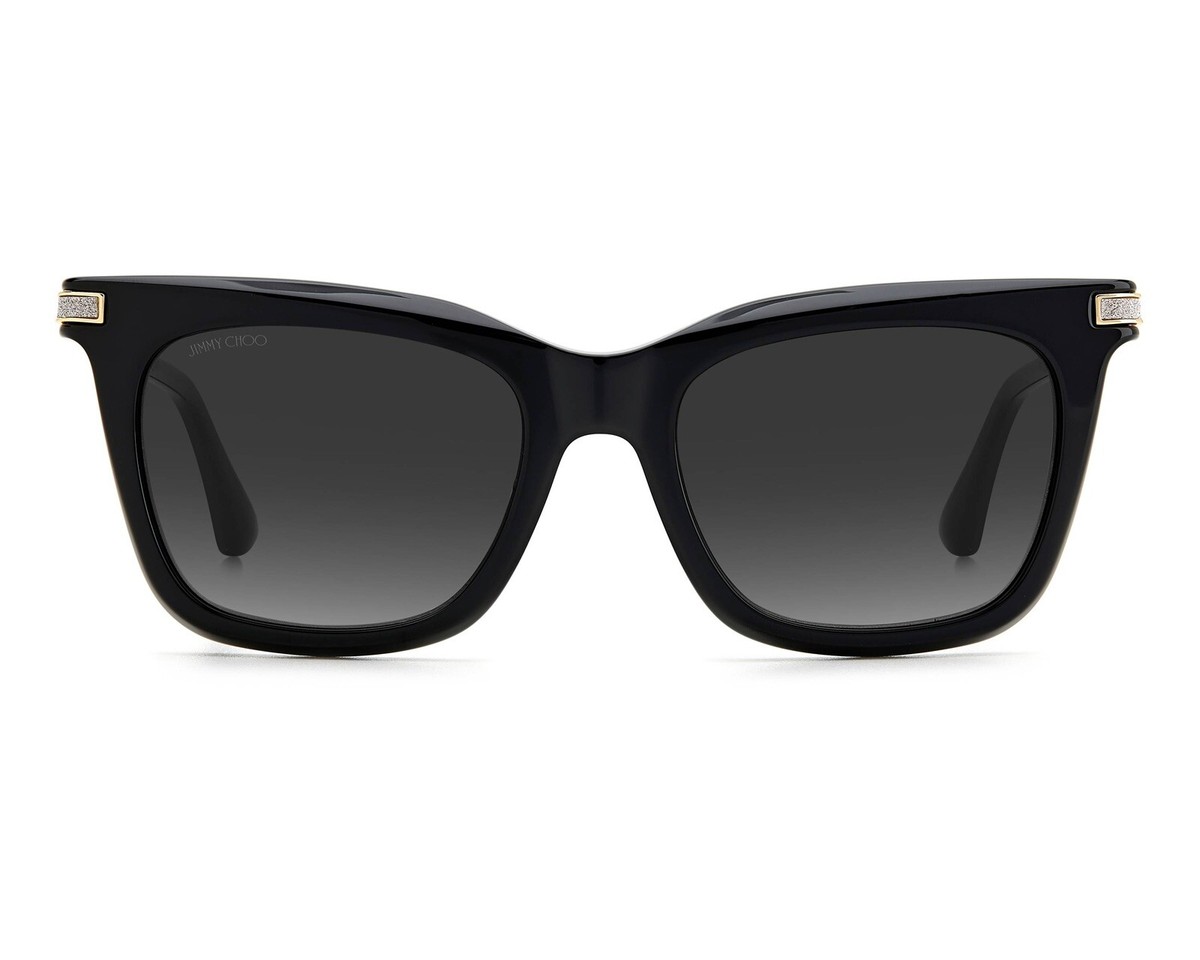 Jimmy Choo OLYE/S 807 Black Stones Grey Women Sunglasses