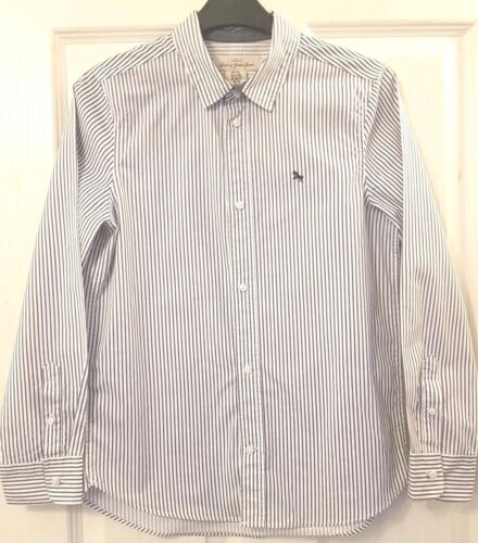 Lovely 'H&M L.O.G.G' white,blue, pinstripe Boys Shirt Size 152cm