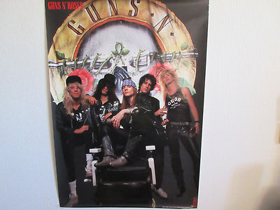 激レア　Guns N' Roses プロモポスター　ガンズアンドローゼズ　axl Yahoo!オークション - ポスター アクセル・ローズ（Guns N