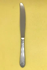 AMSILCO WORLD TABLEWARE METROPOLITAN GLOSSY STAINLESS FLATWARE DINNER KNIFE