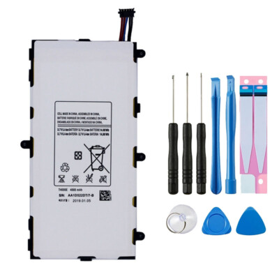 Tablet Battery for Samsung Tab 3 7.0 SM-T210 T211 P3200 T4000E 4000mAh + Tools