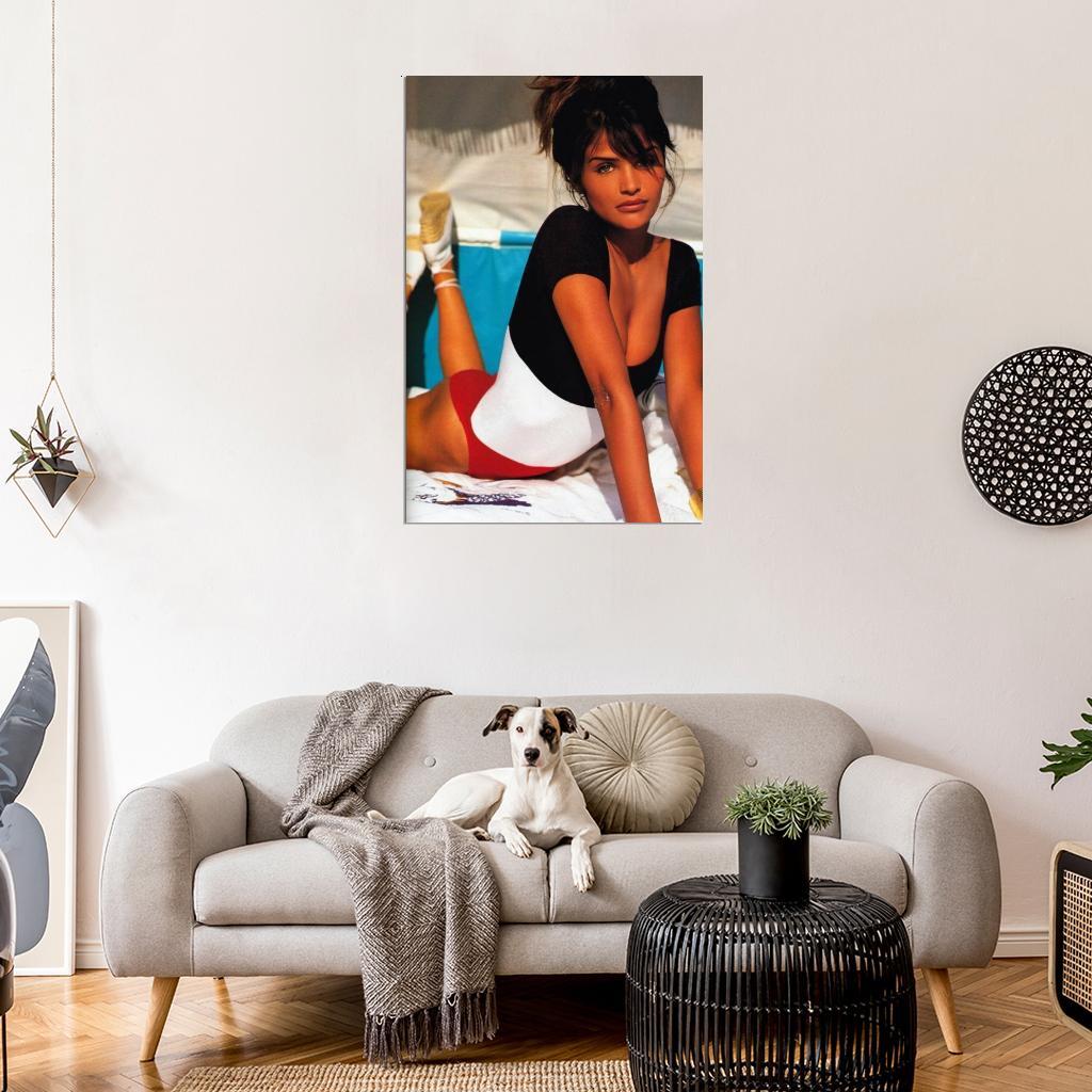527088 HELENA CHRISTENSEN 80s 90s Retro Vintage Photo 16x12 WALL