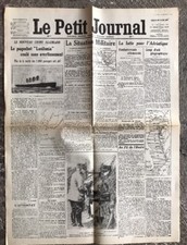 N99 The Front Page Of The Newspaper Le Petit Journal May 9 1915