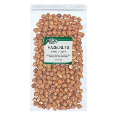 Raw Hazelnuts (8 oz.) - No Shell, Unsalted - Healthy Pet Squirrel Treat