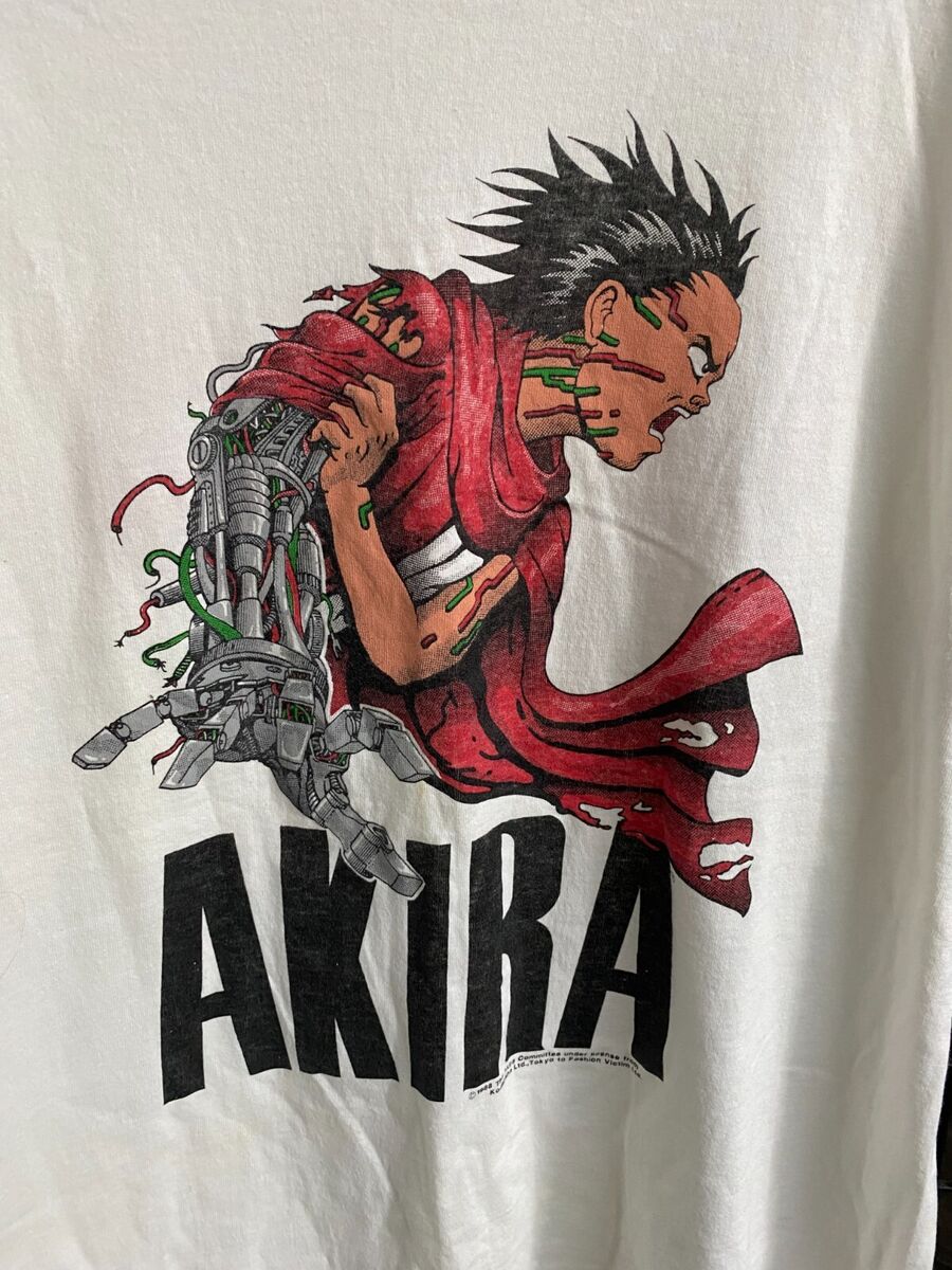 Akira Anime Fruit Of The Loom Vintage 1988 T-shirt Men's L Akira Anime Fruit Of The Loom Vintage 1988 T-shirt Men's L